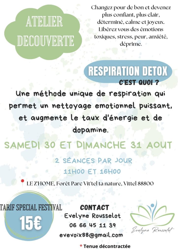 Animation festival Vittel ta Nature